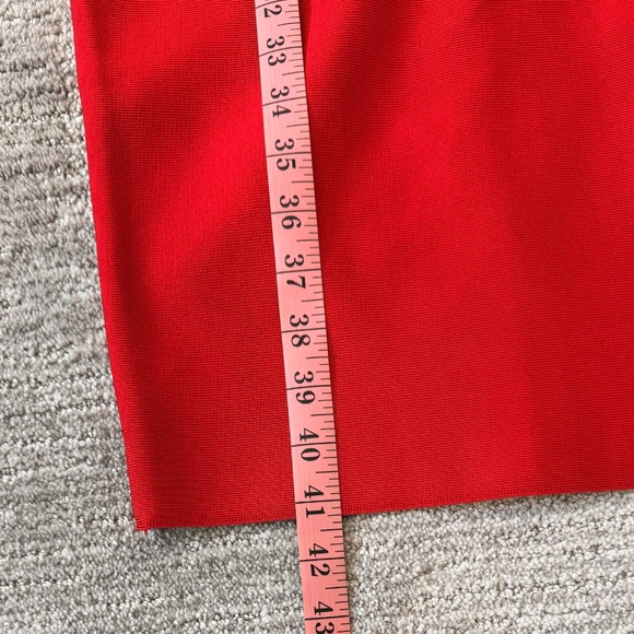 NWT Bella Barnett Bodycon Red Midi Dress Womans SZ. 6 Bandage Dress Holiday - Picture 14 of 14